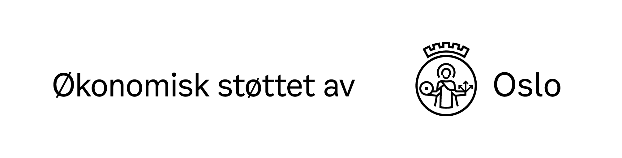 Logoen til Oslo kommune som økonomisk støttespiller