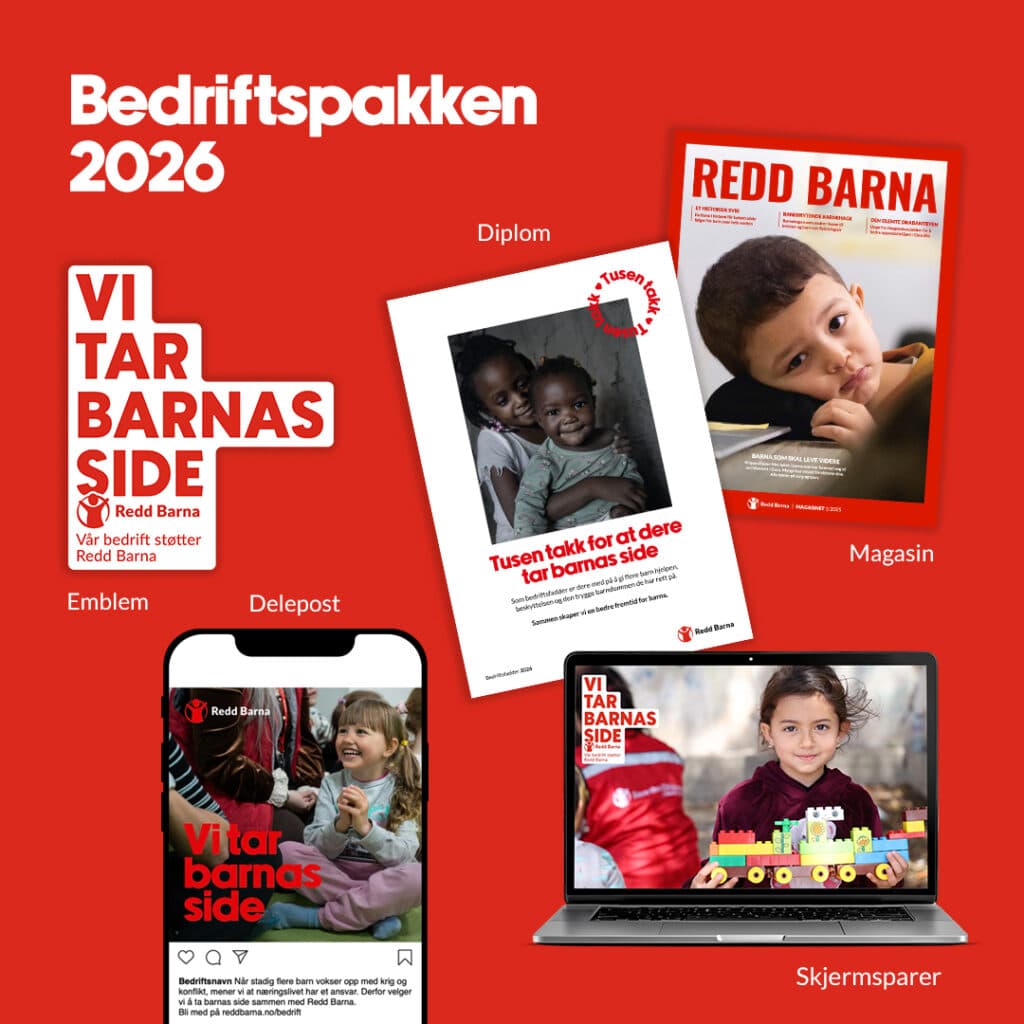 Bedriftspakke til bedriftsfaddere