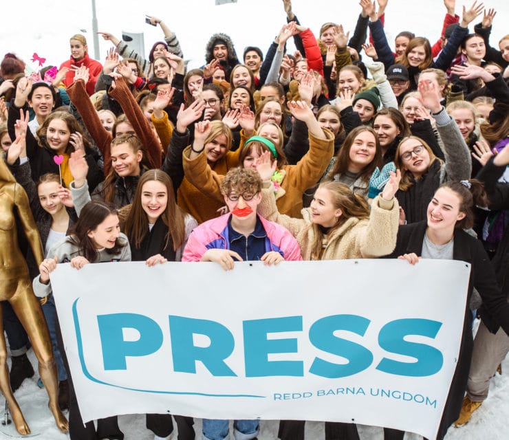 Økning i internasjonale konflikter og Press - Redd Barna Ungdom opprettes