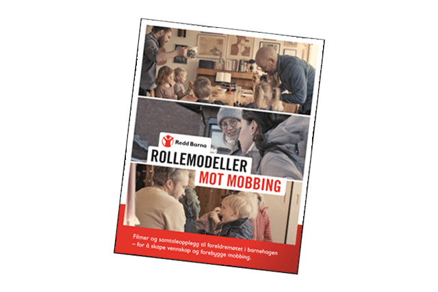 forsiden av materiellet Rollemodeller mot mobbing for foreldre i barnehagen