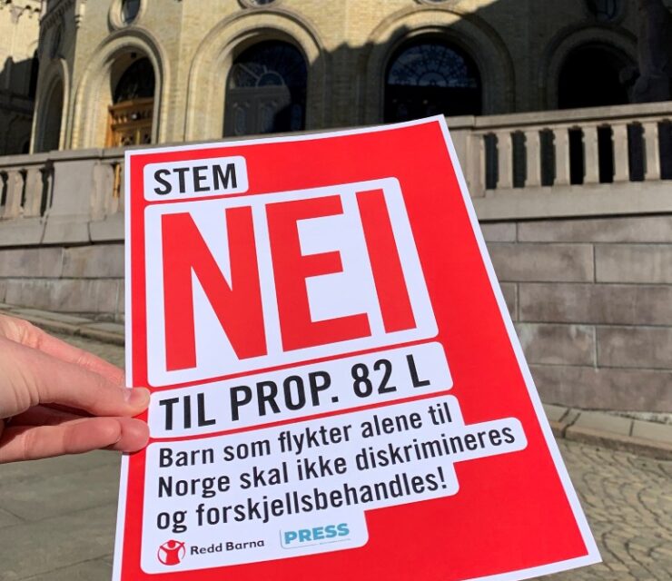 I morgen stemmer Stortinget. Vi ber dem stemme nei!
