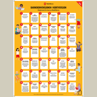 Plakat: FN's barnekonvensjon