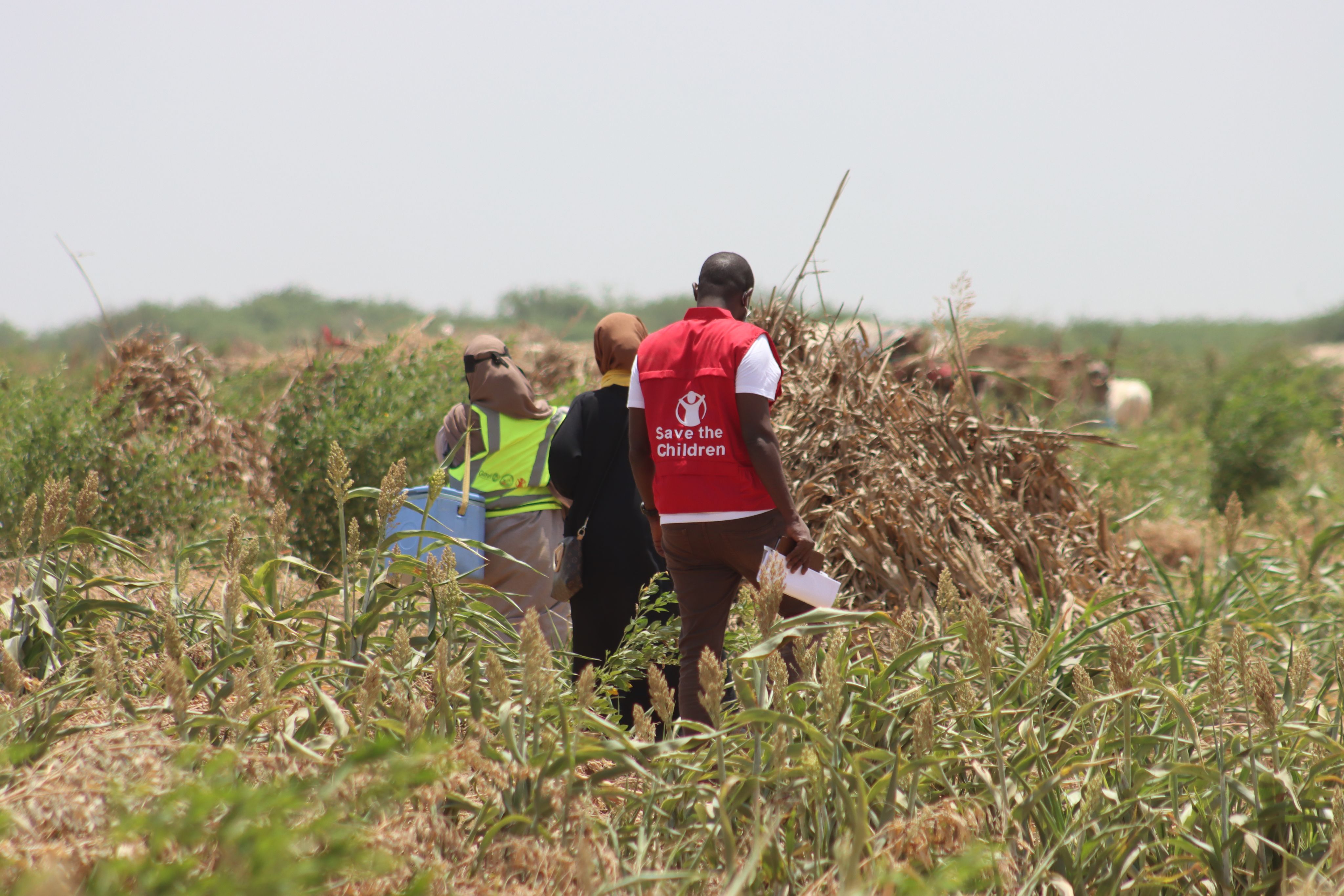 Redd Barna ansatte på mobil helsetjeneste i Sudan.